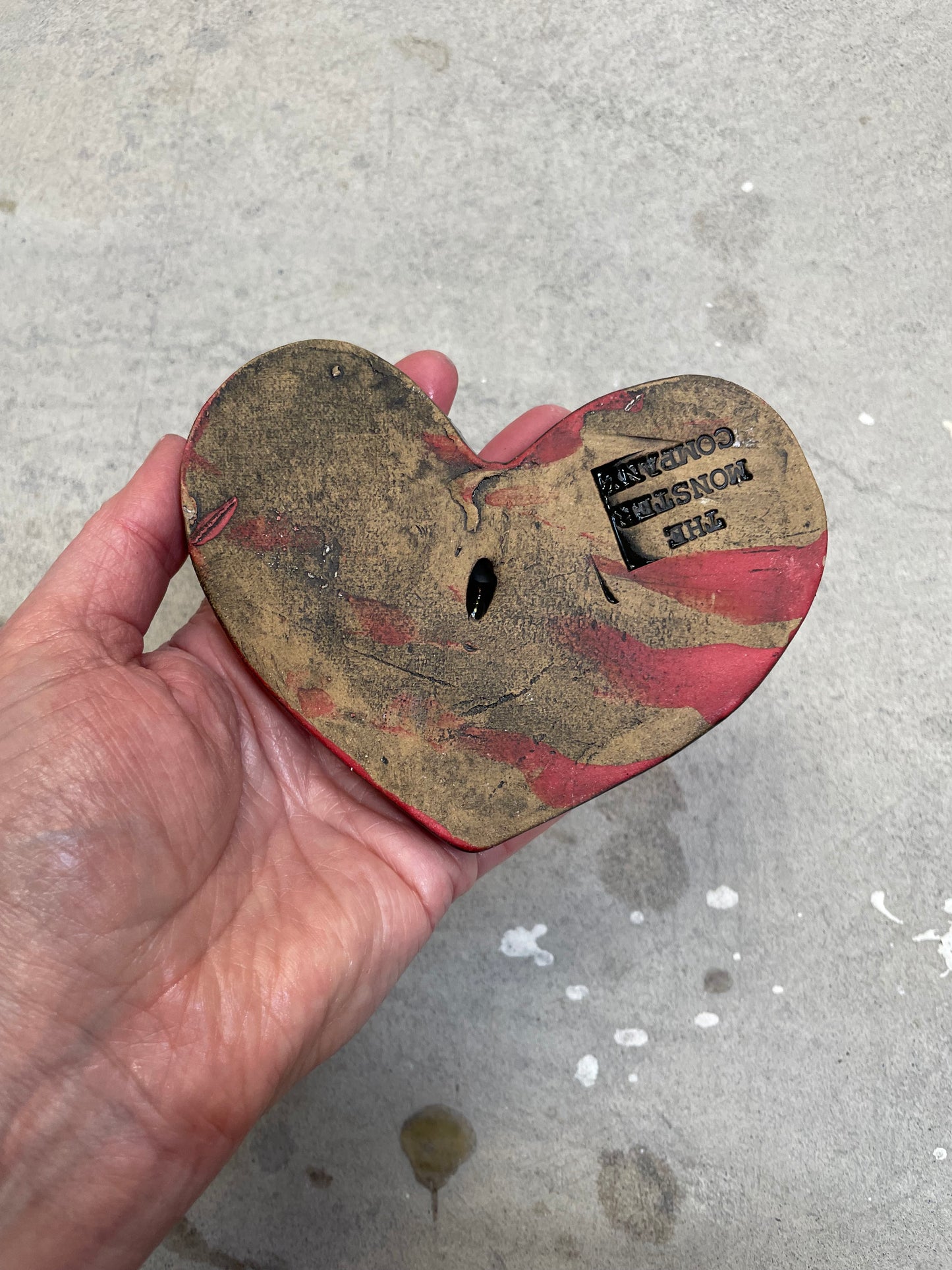 Red Double Bird Heart