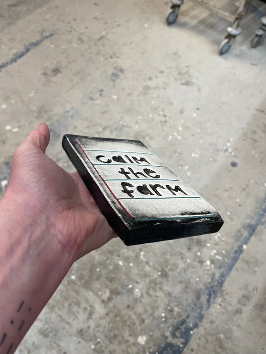 Calm the farm tile.