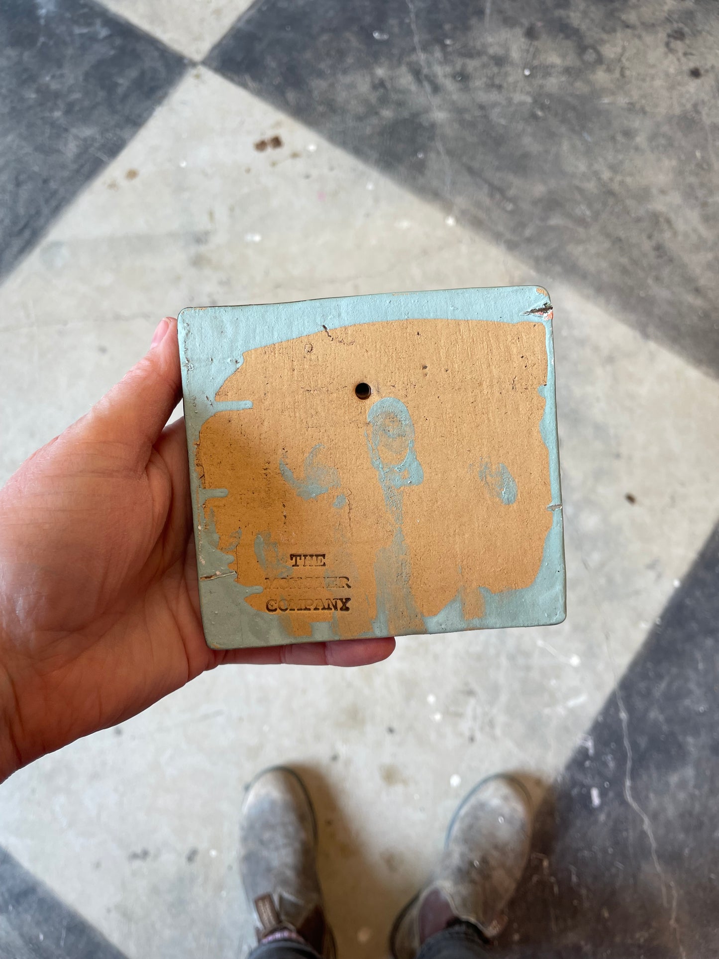 Number 1 ceramic tile