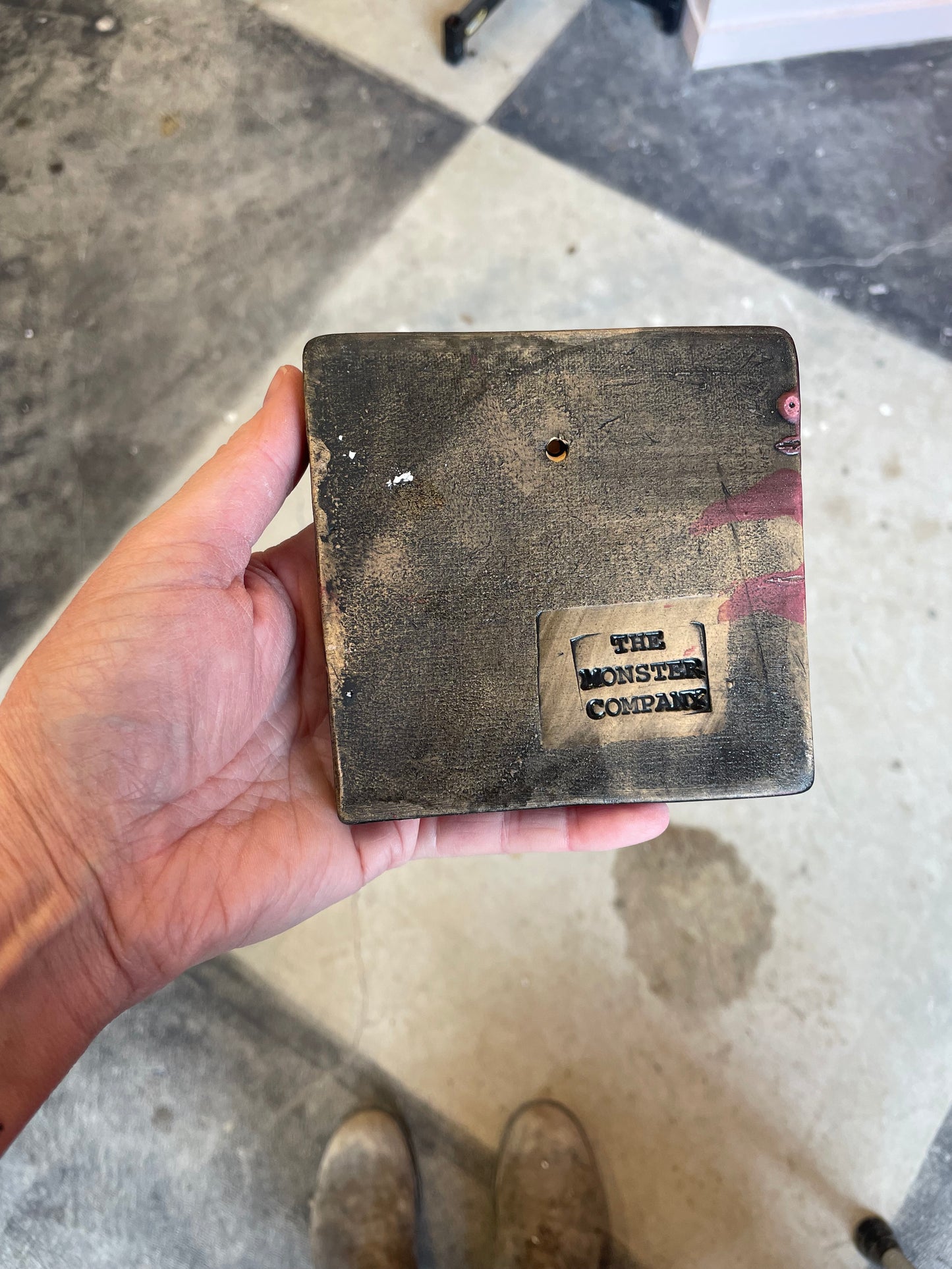 Letter A ceramic tile