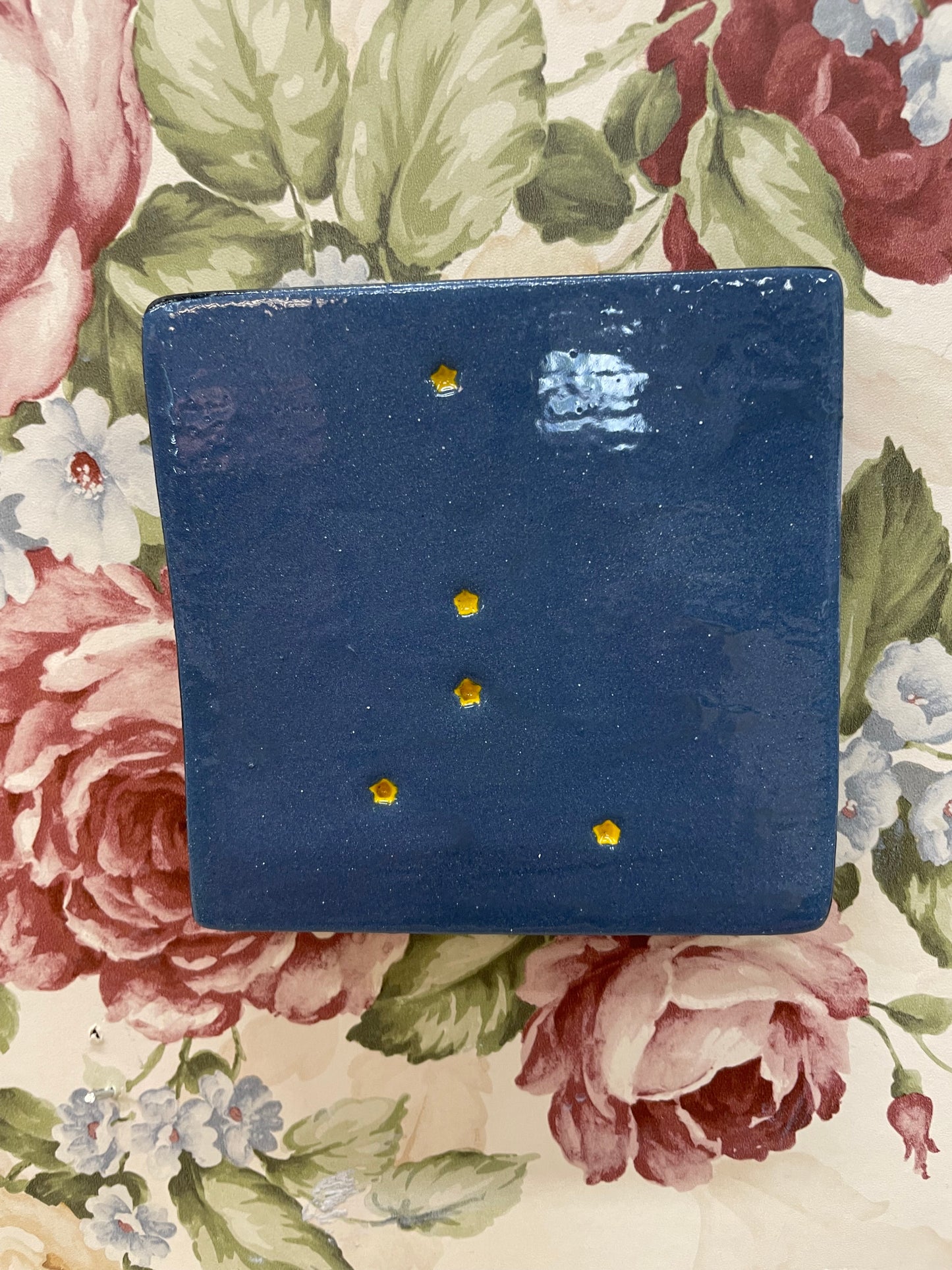 Ceramic Cancer constellation tile