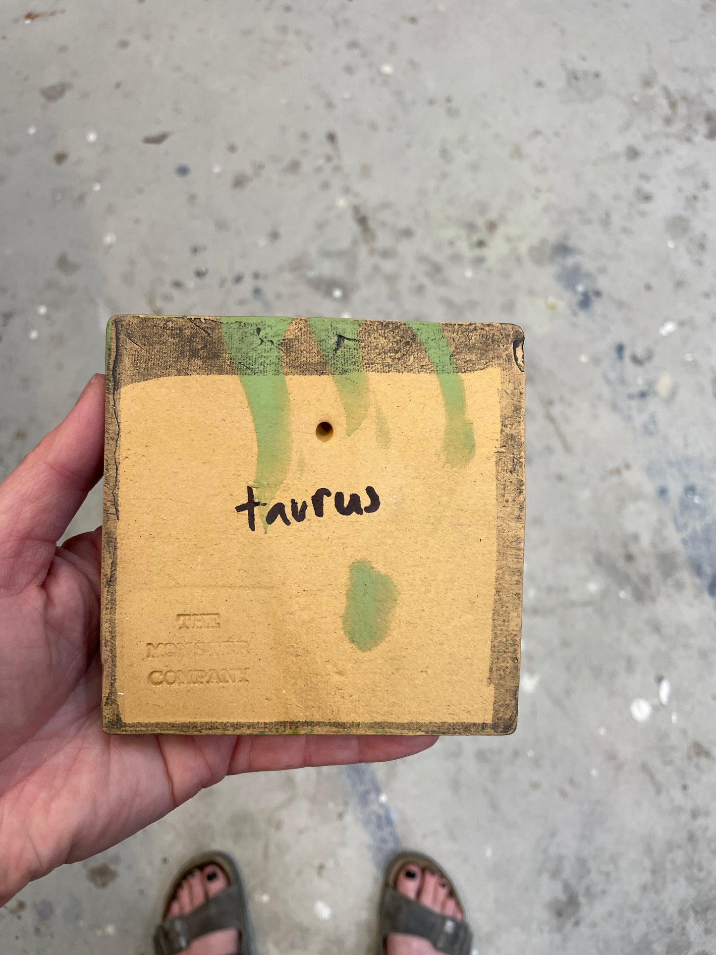 Taurus constellation tile