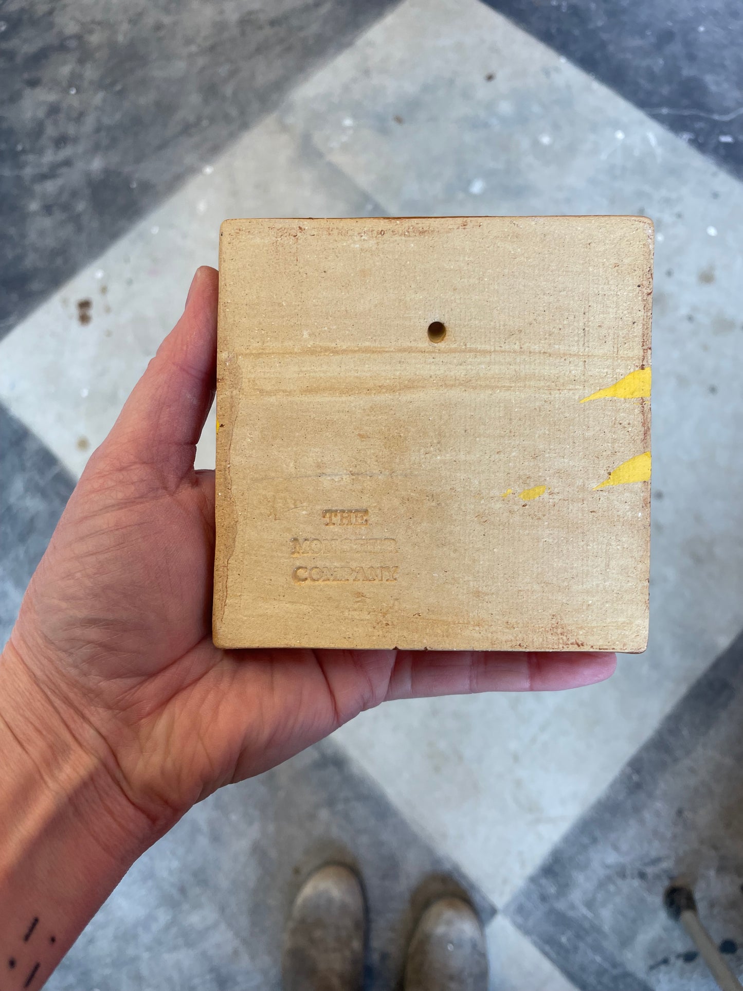 Letter B ceramic tile