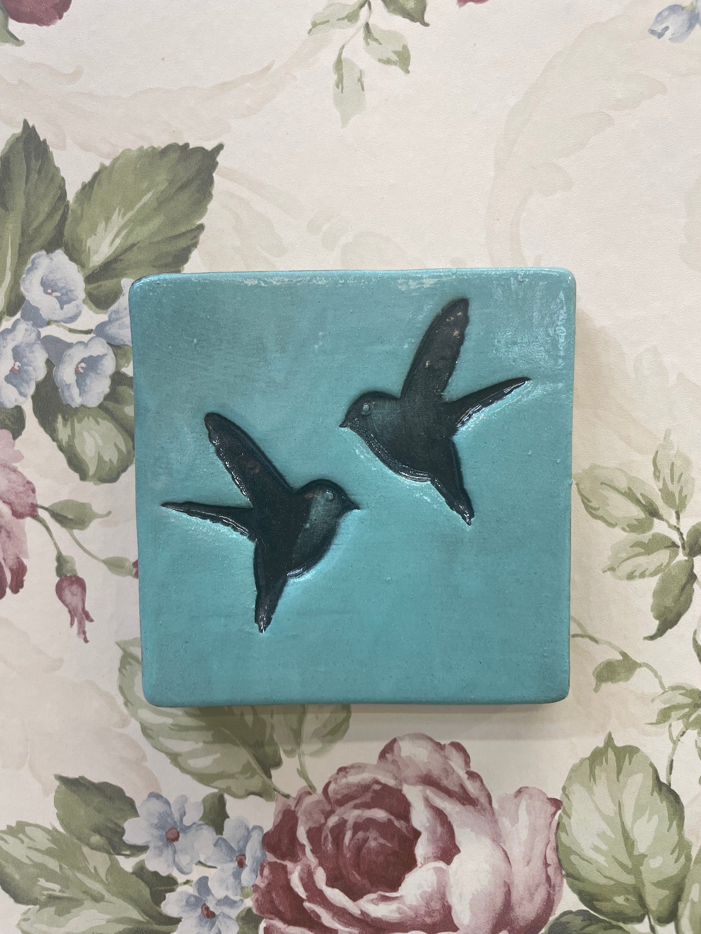 Duckegg Double Bird Tile