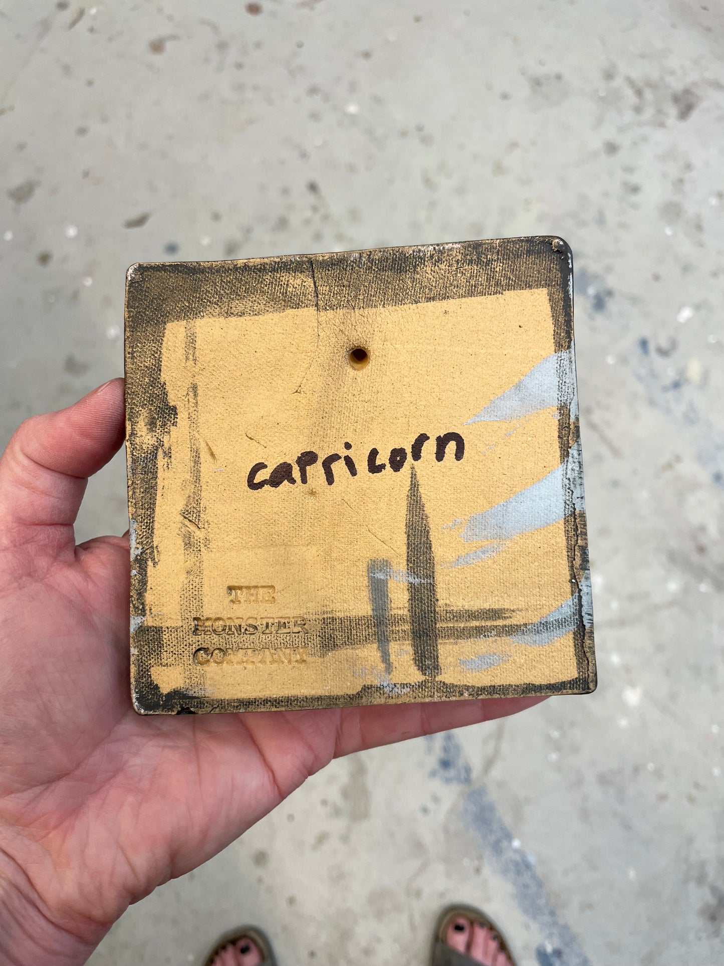 Ceramic Capricorn tile