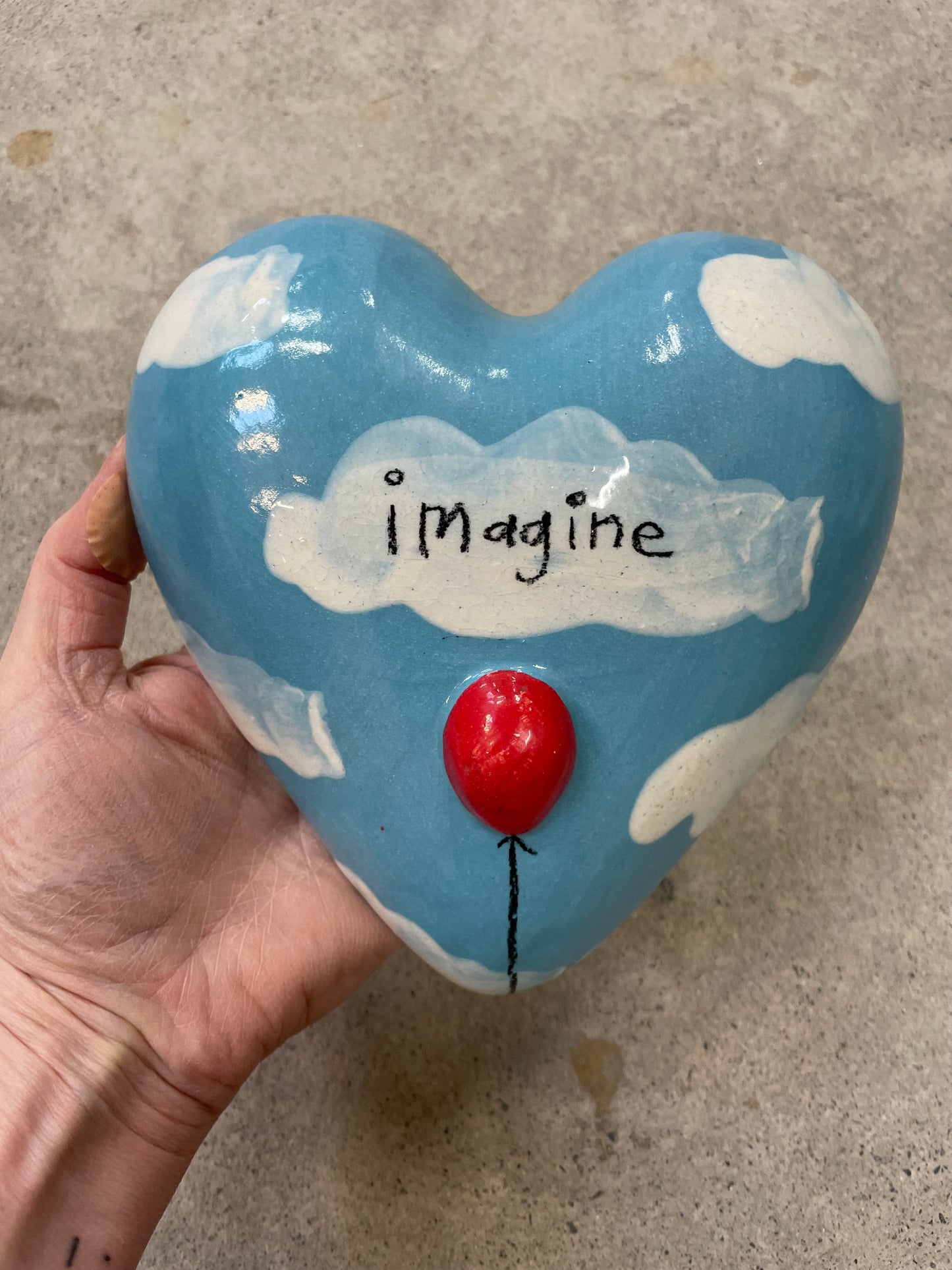 Ceramic Imagine Heart