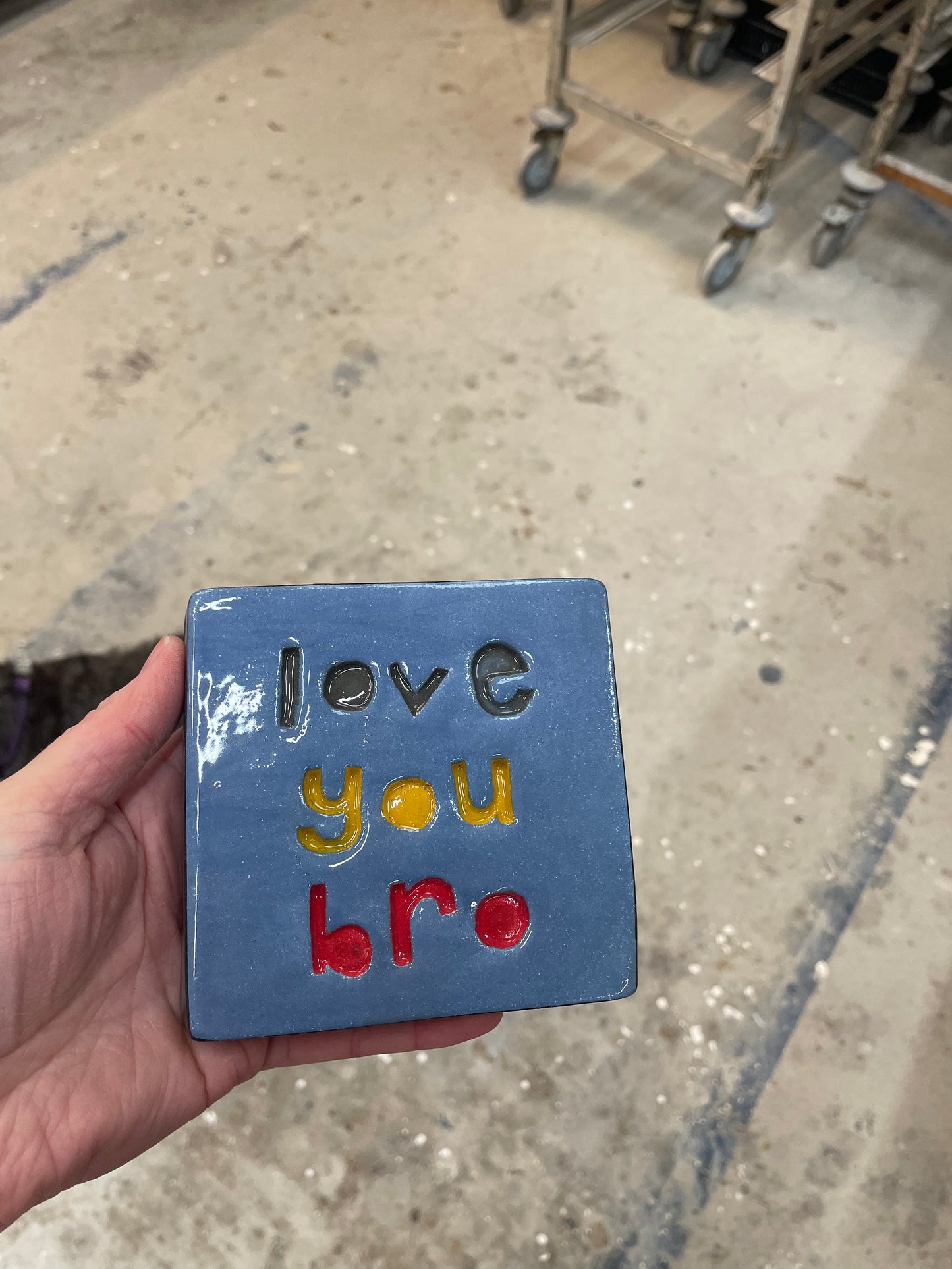 Love You bro Tile