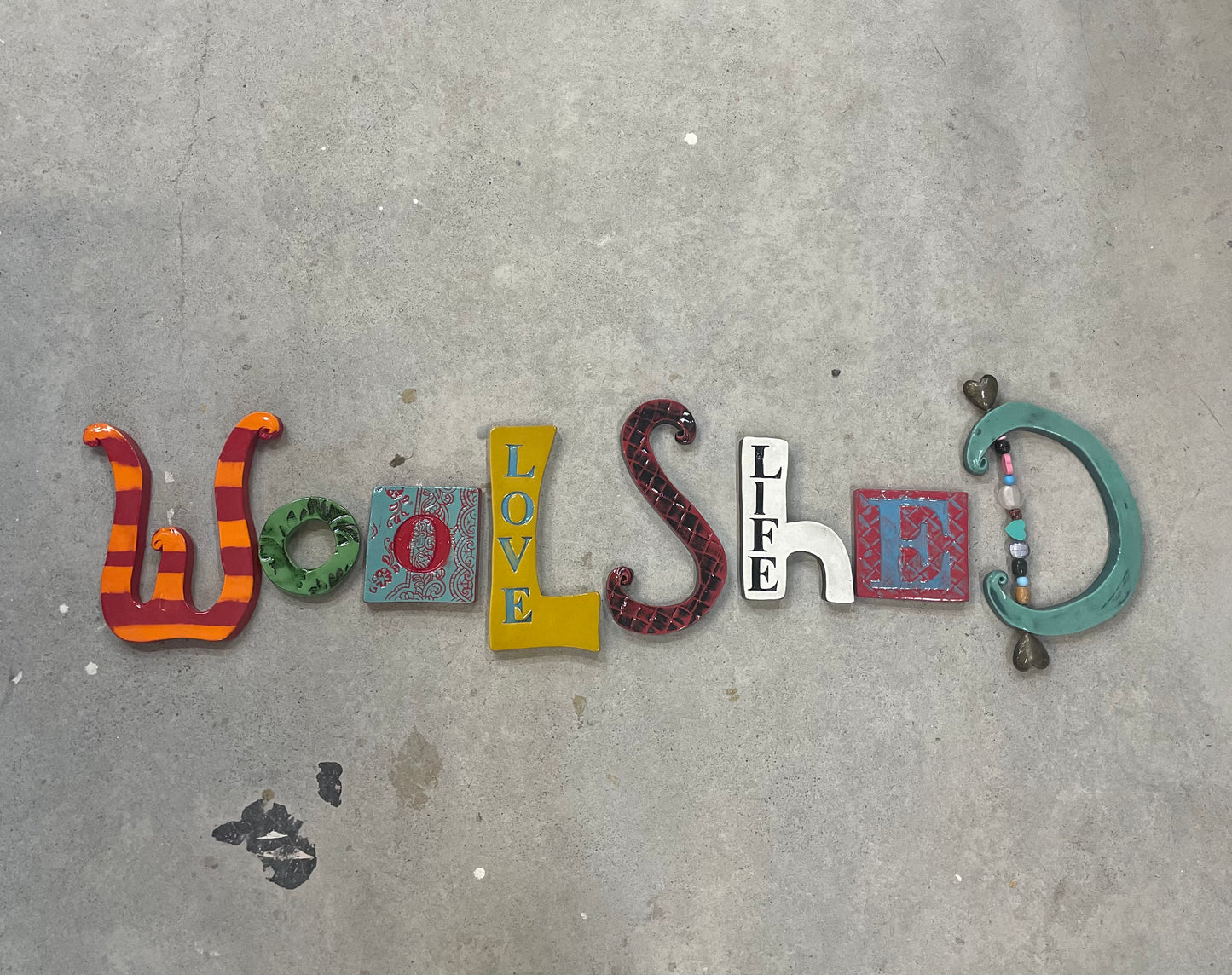 Custom Ceramic Word