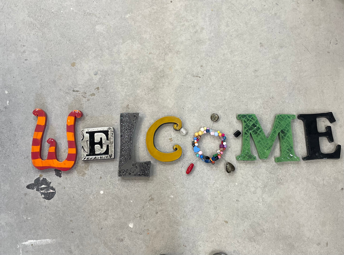 Custom Ceramic Word
