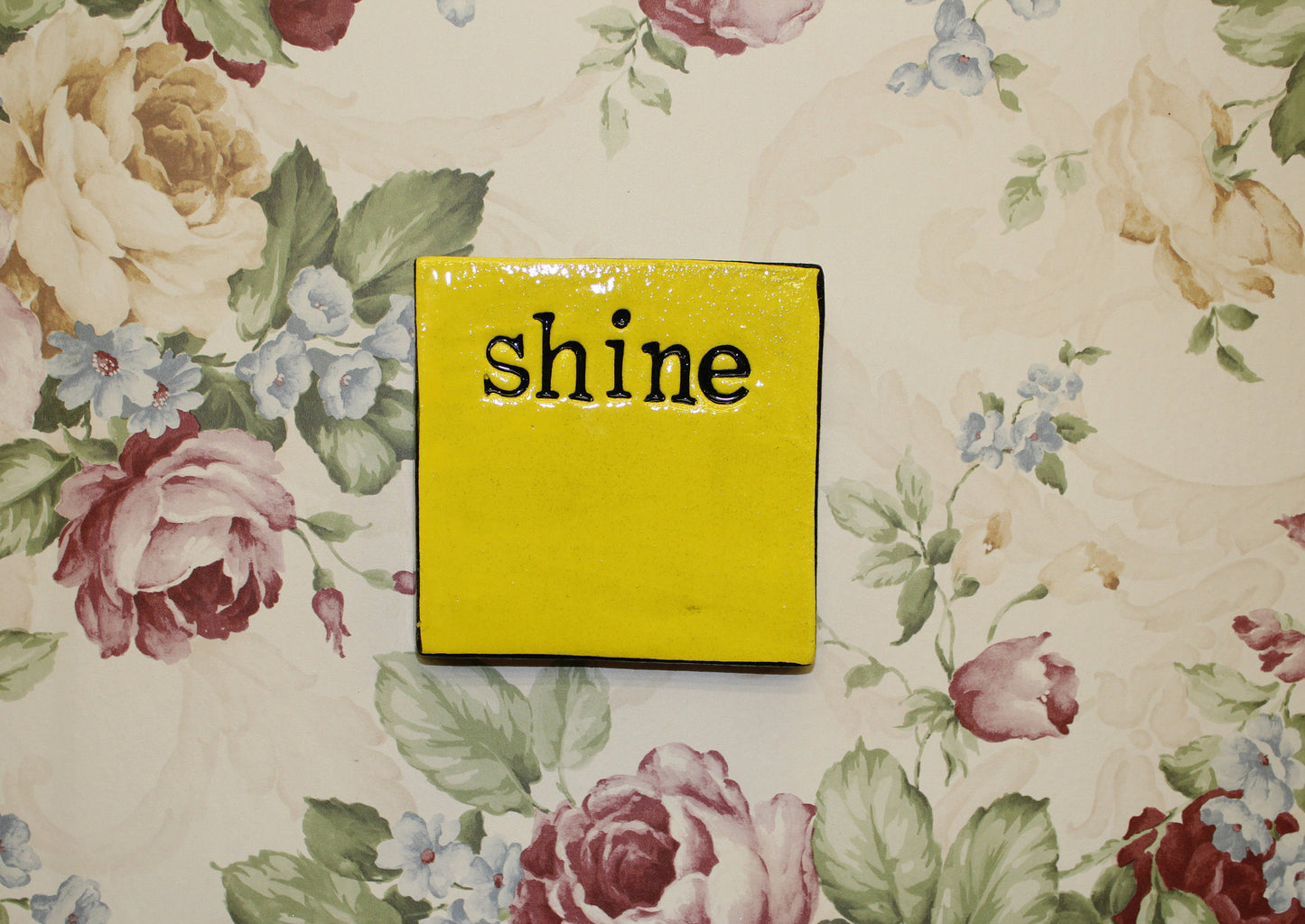 Bright Yellow Shine Tile