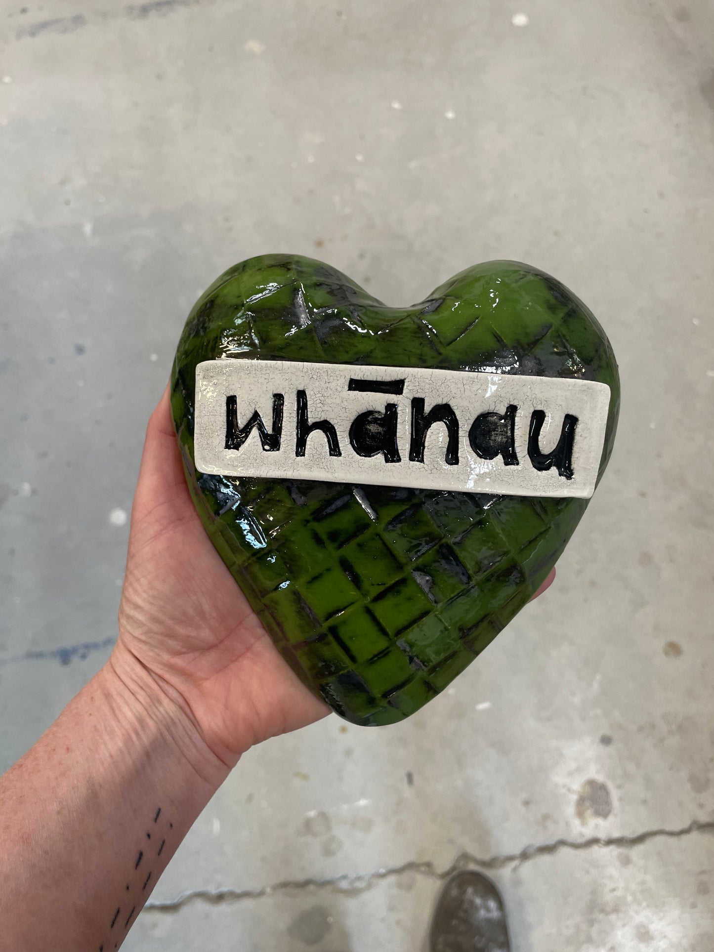 Custom ceramic puff hearts made to order.