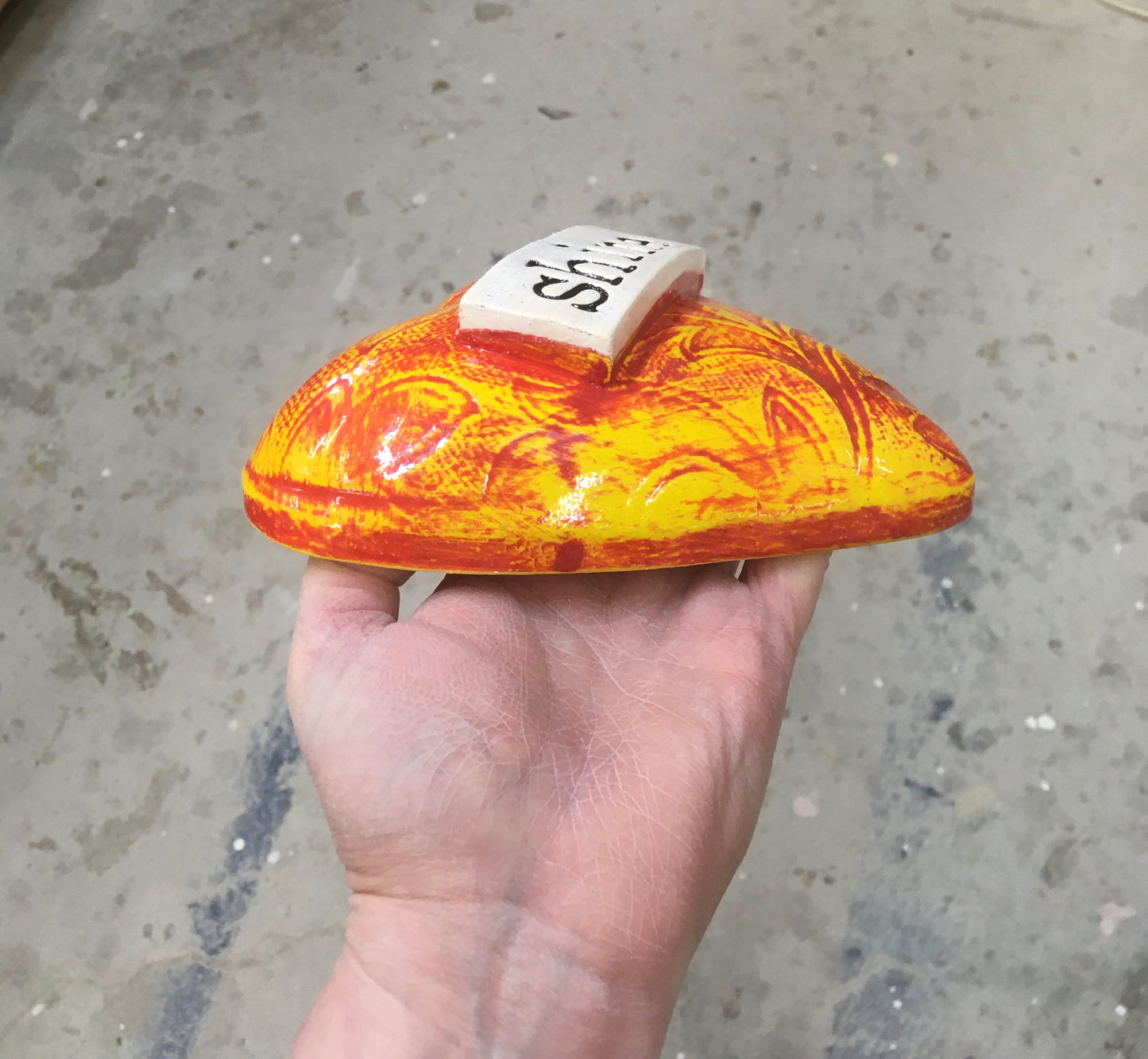 Shine ceramic heart