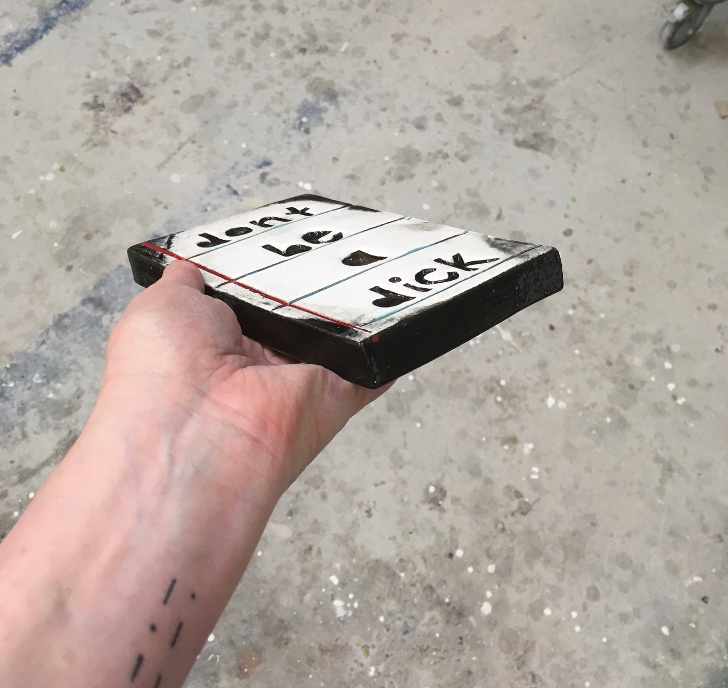 Don’t be a dick tile