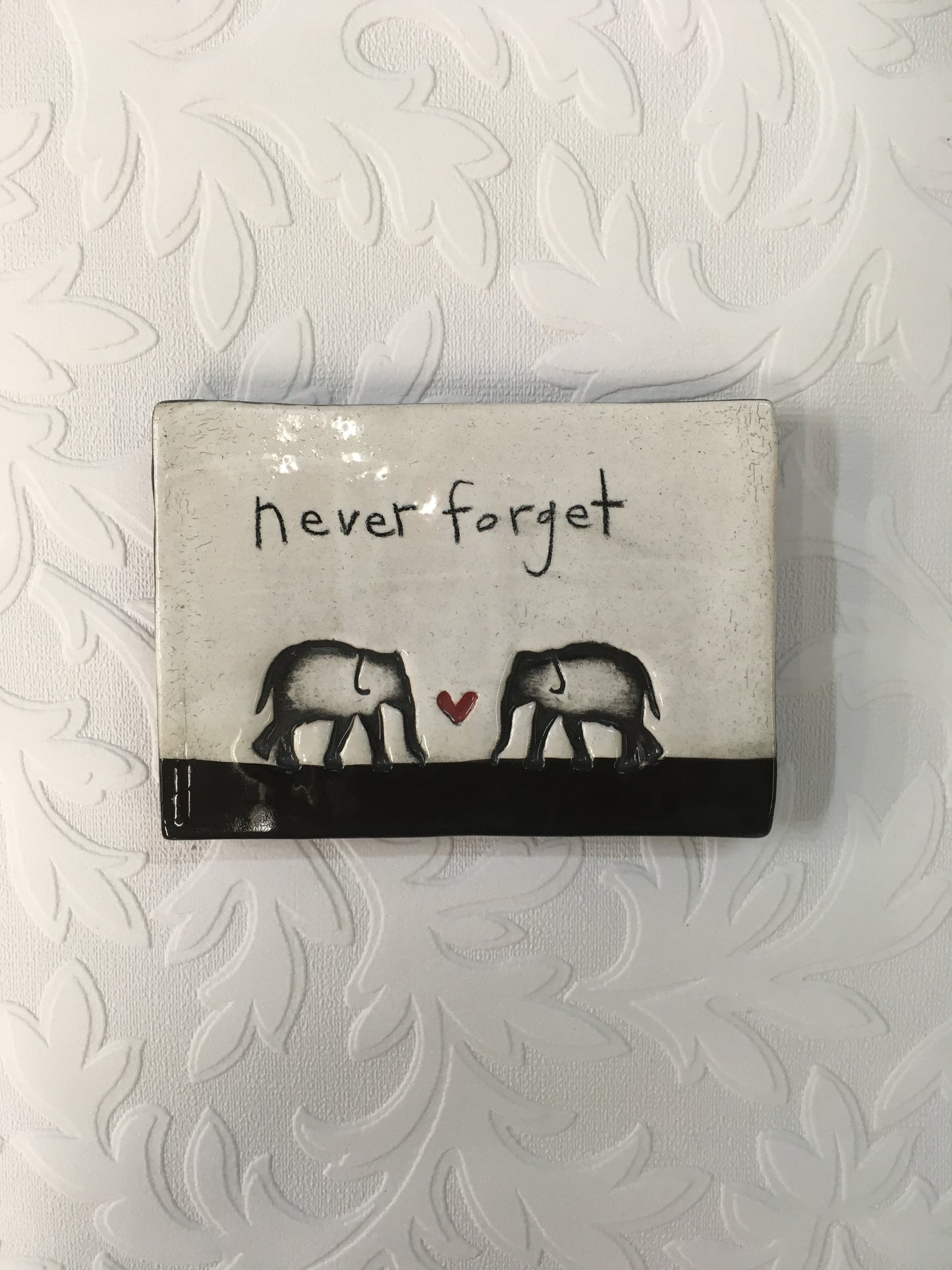 Never forget elephant tile