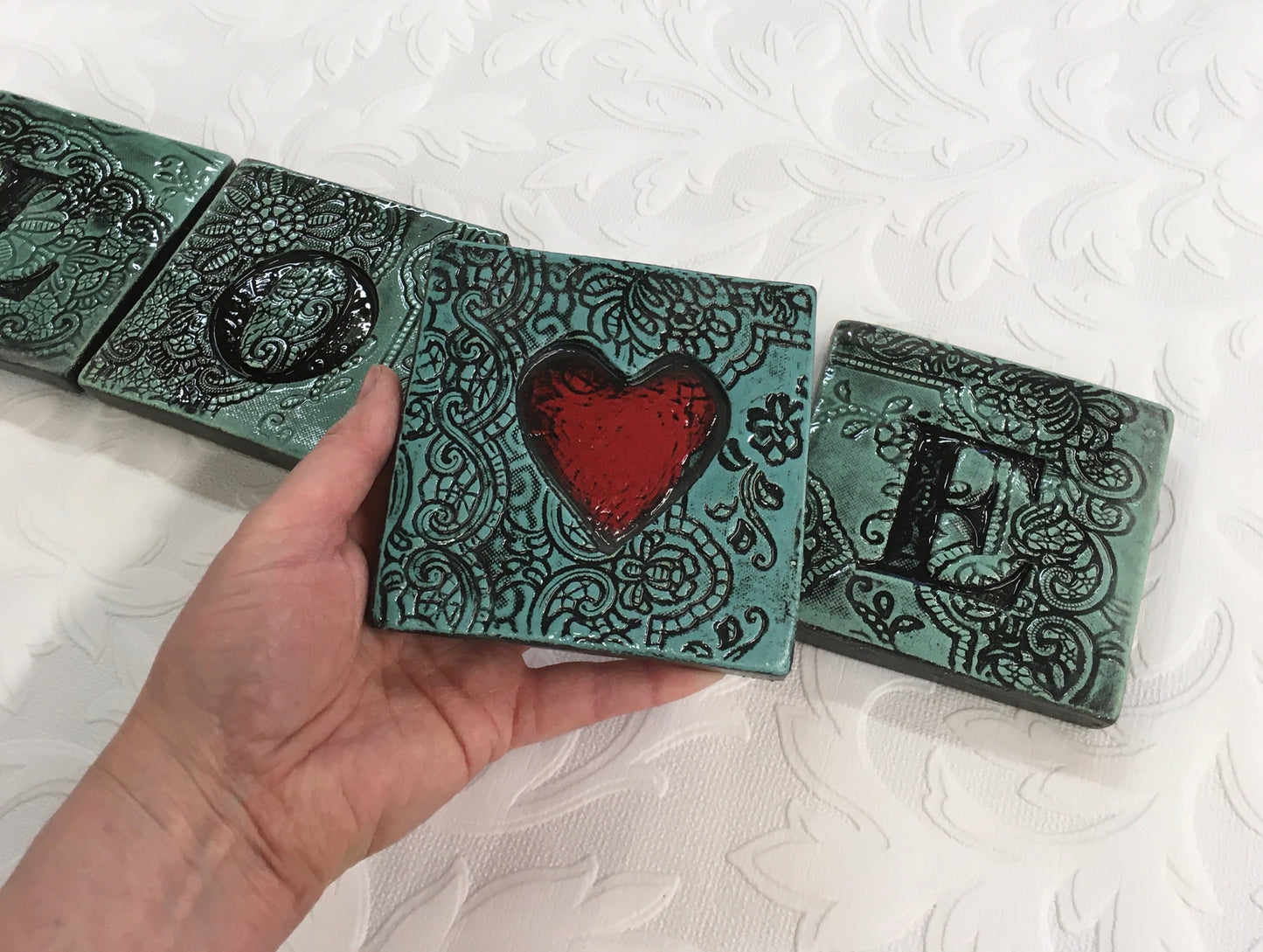 Love tiles duck egg blue