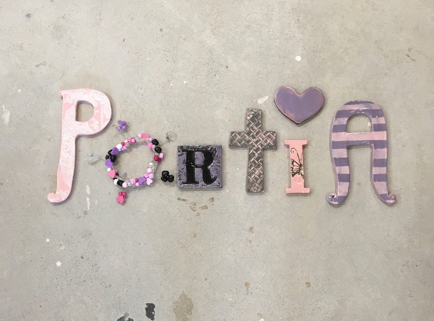 Custom Ceramic Word