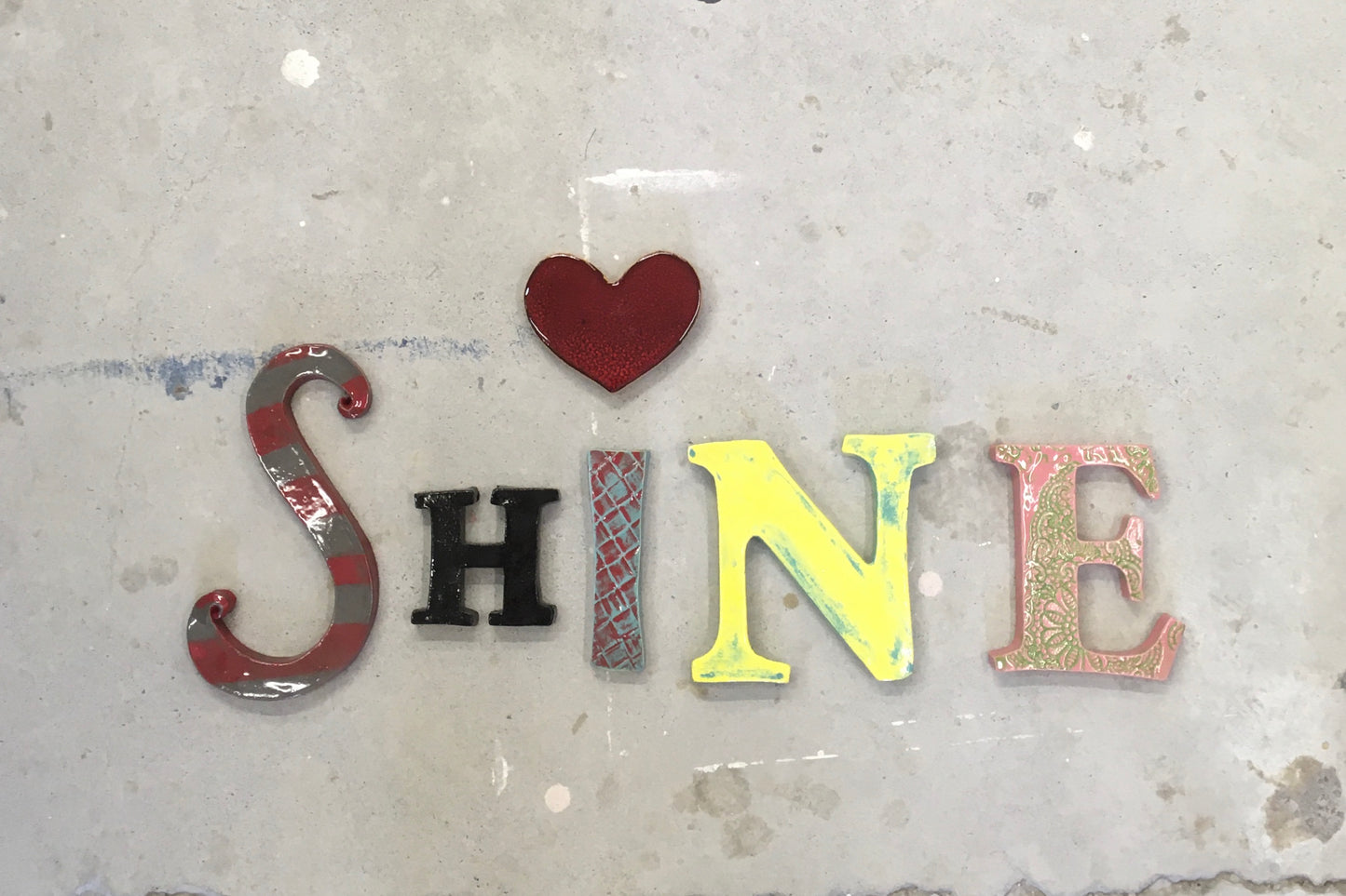 Custom Ceramic Word