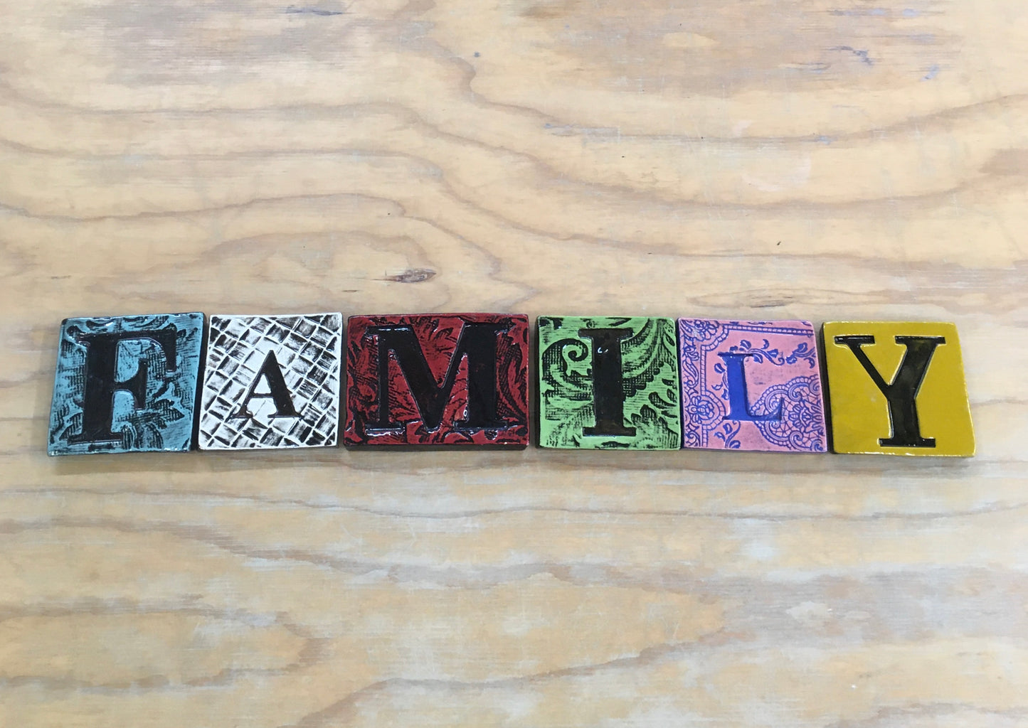 Family blocks tiles
