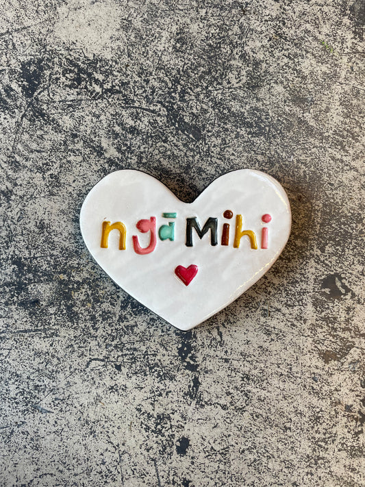 ngā mihi flat heart