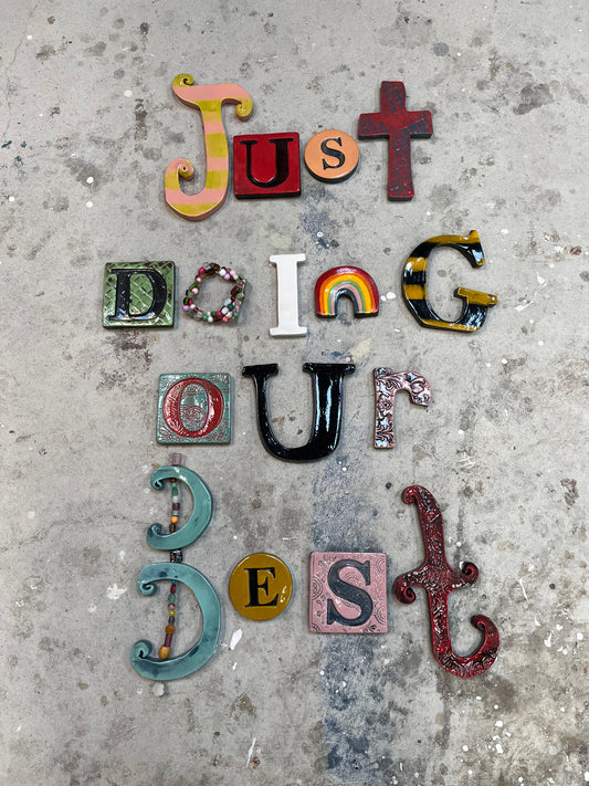 Just doing our best.
