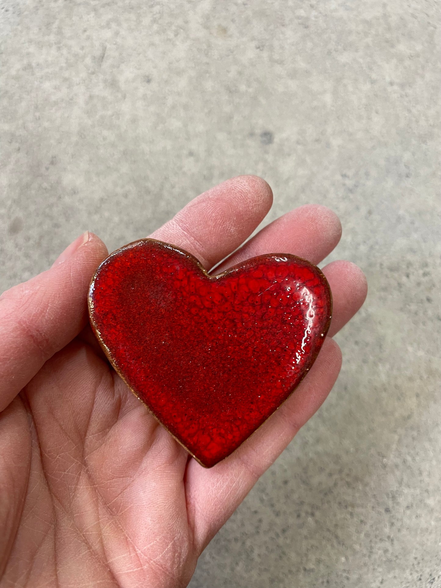 Tiny pebble heart