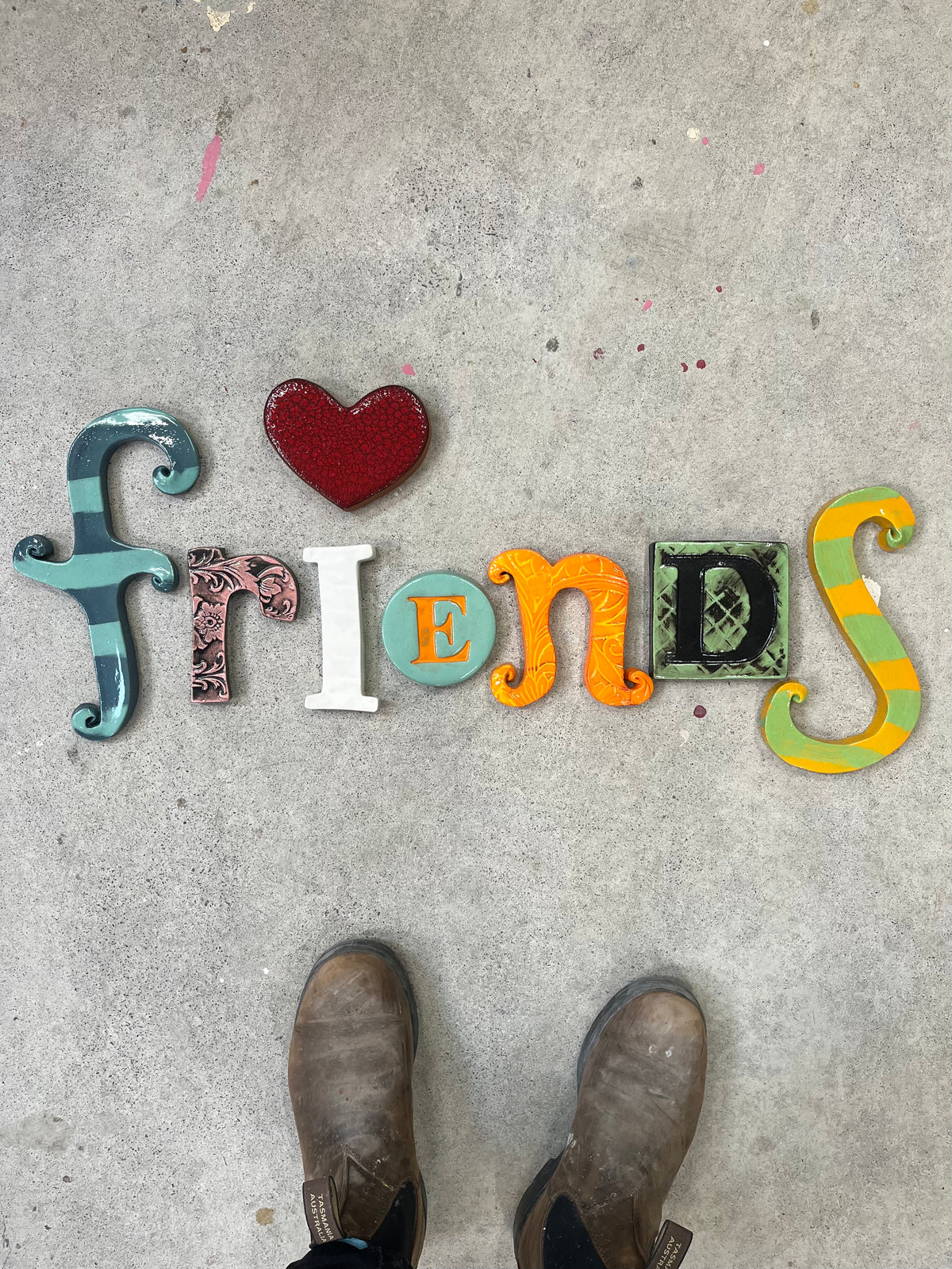 Custom Ceramic Word $60 per letter