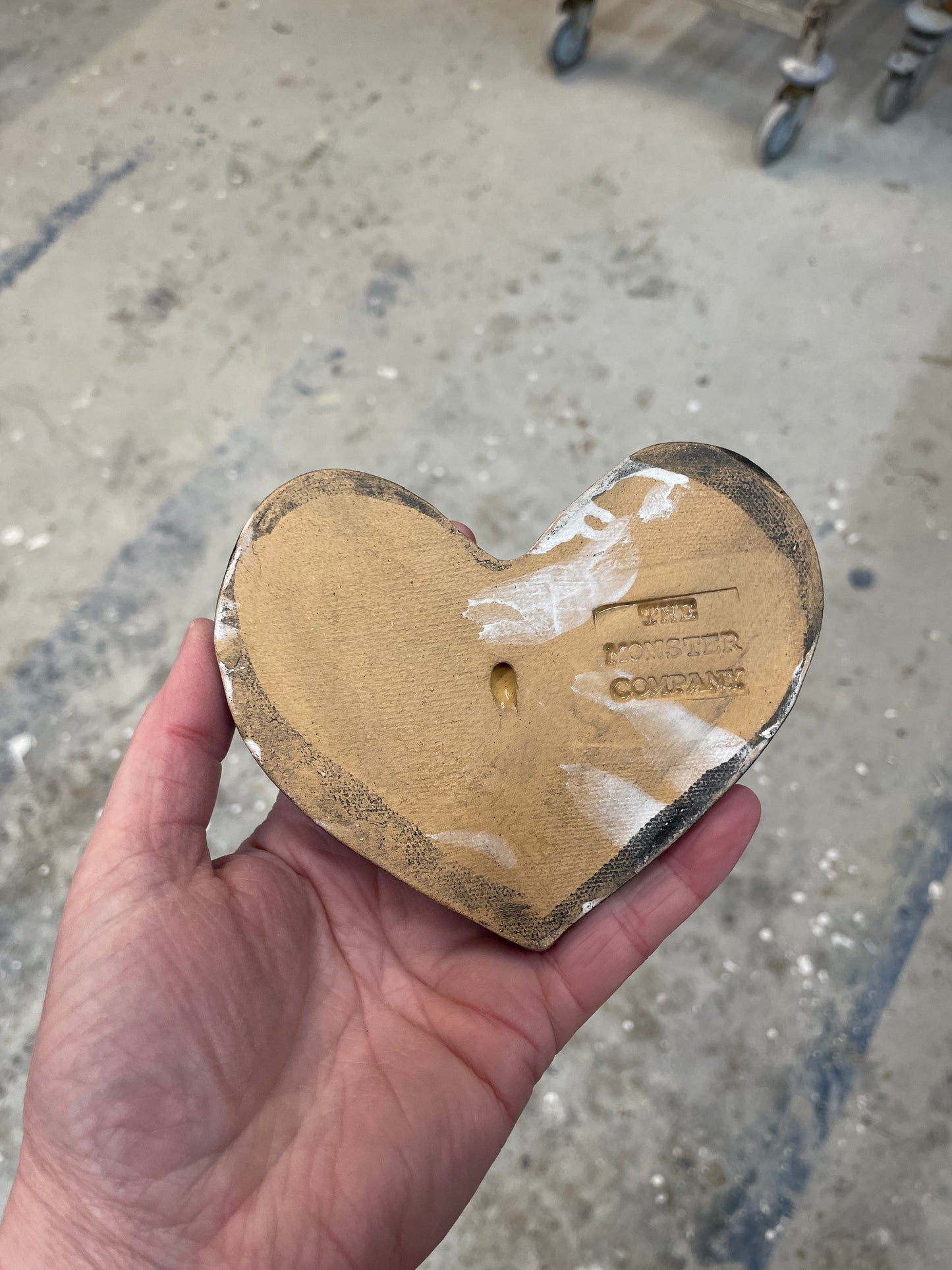 Ceramic brother heart.