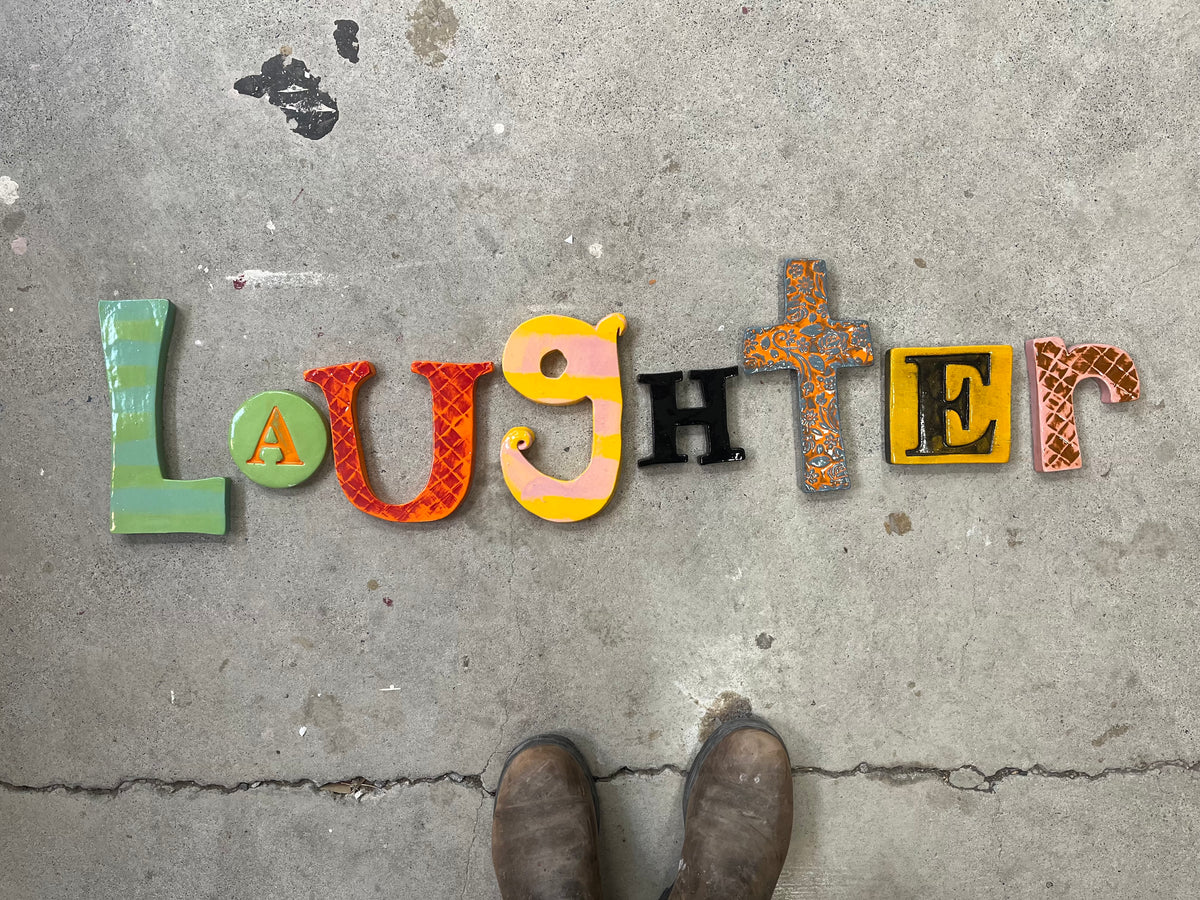 Custom Ceramic Word $60 per letter