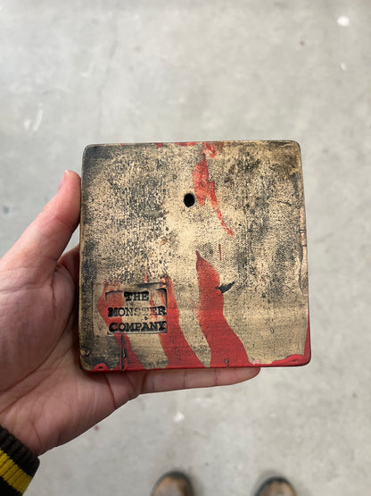 Letter U ceramic tile