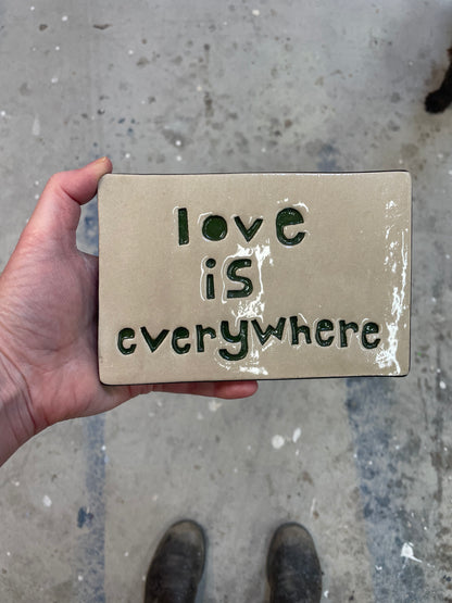 Love is everywhere tile