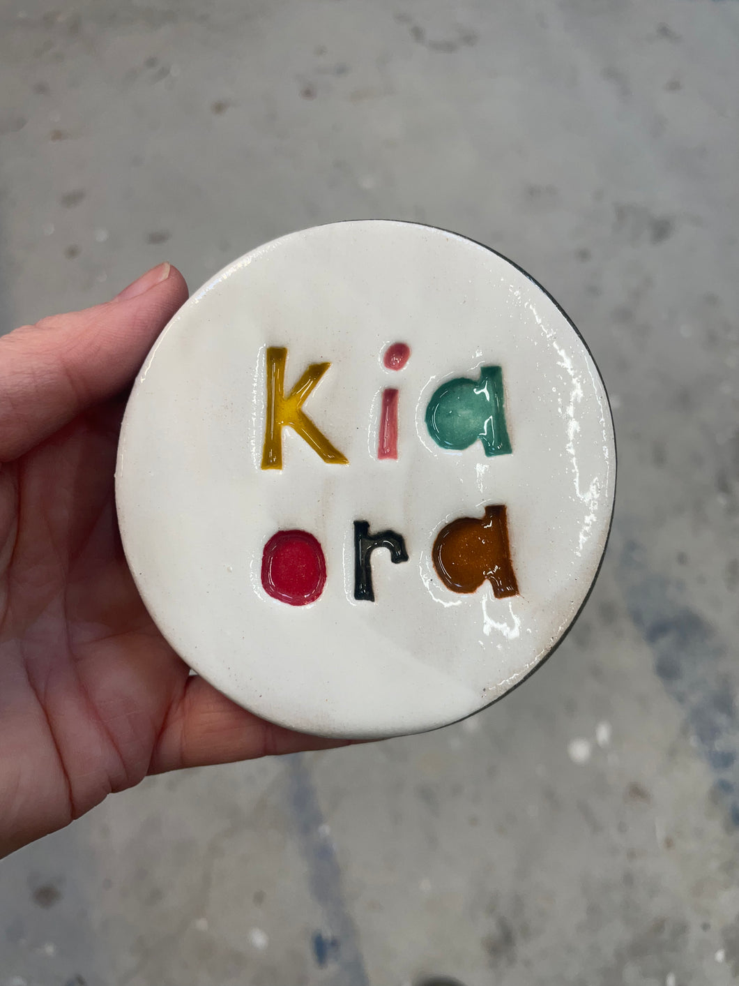 Kia ora ceramic disc