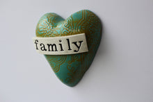 Load image into Gallery viewer, Family ceramic Heart

