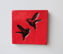 Load image into Gallery viewer, Red Double Bird Tile
