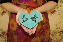 Load image into Gallery viewer, Duck Egg Blue Cut out Wall Heart.
