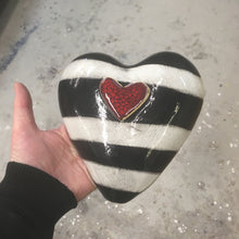 Load image into Gallery viewer, Stripey heart

