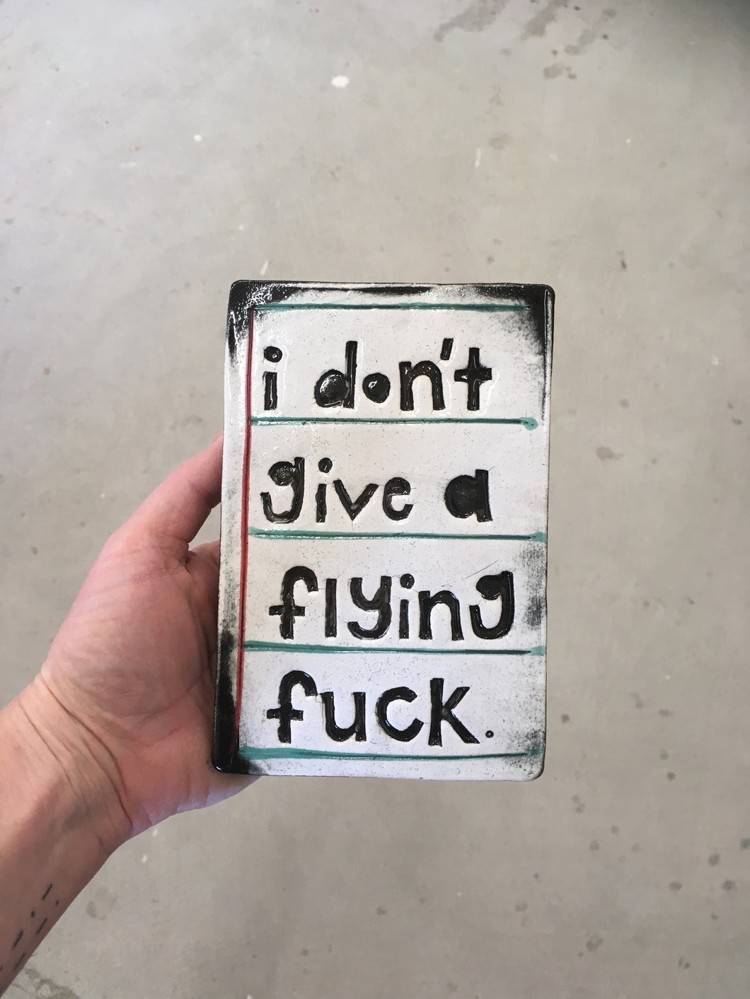 I don’t give a flying fuck tile.